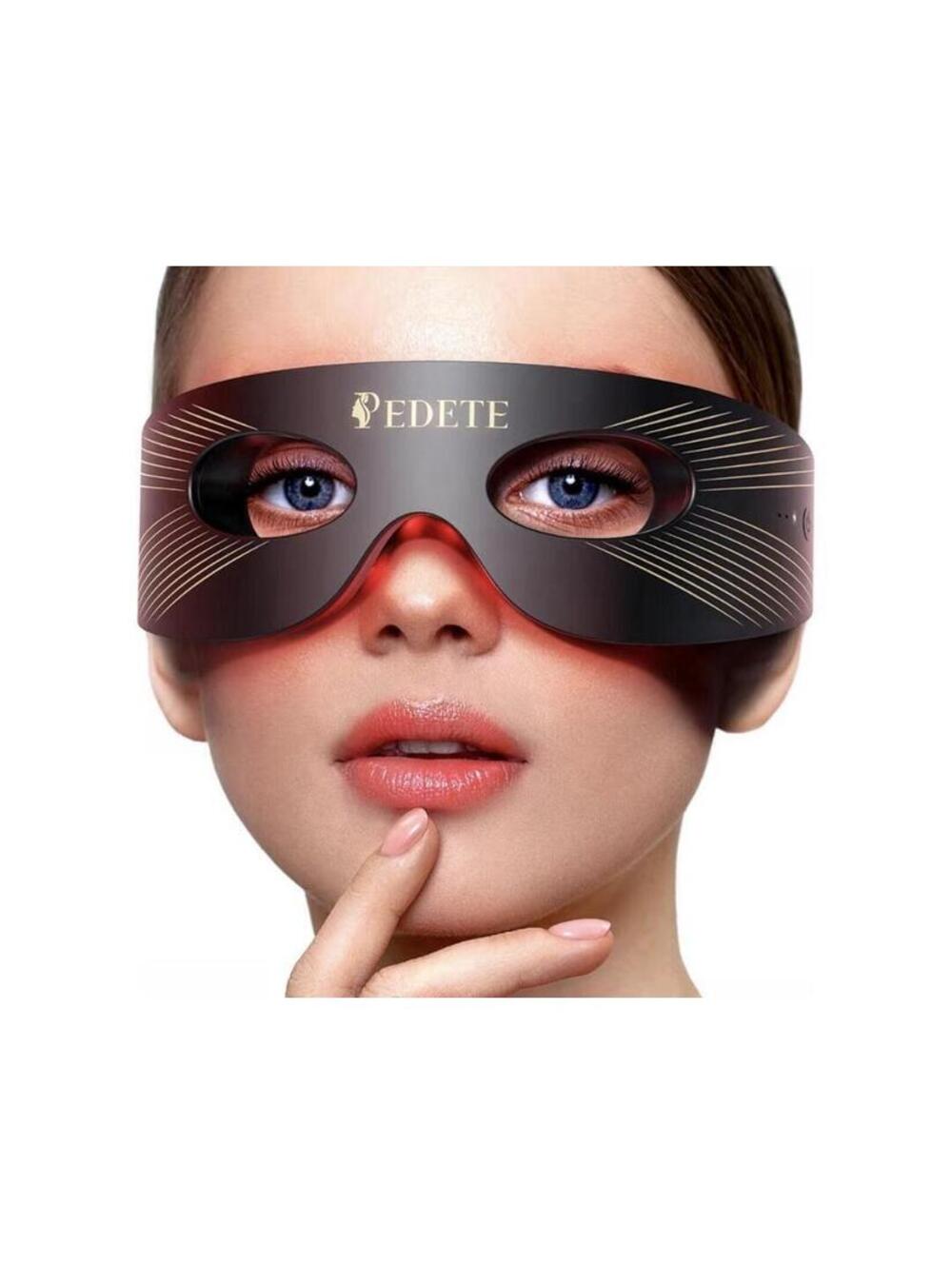 Pedete Red Light Therapy Mask for Eyes, 3 Modes - New in Box!